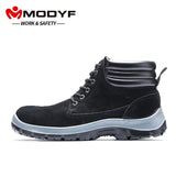 MODYF Men Steel Toe Cap work Safety Shoes Outdoor Ankle Boots Fashion Puncture Proof Footwear