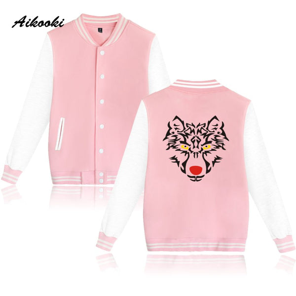 New Fashion Tiger printed Baseball Jacket men Women Winter AUtumn Cotton Pink Sweatshirt  casual Tiger baseballJacket