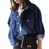 Waitong walking Woman Fashion Denim Jacket 2019 New Brand Ladies Plus Size Blue Jean Coats Outerwear casaco feminino M48