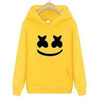 lil peep 2019 Hip Hop Streetwear Hoodie Marshmello Face Hoodie New Fashion Autumn & Winter Print Fleece Sweatshirt Men's Women