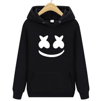 lil peep 2019 Hip Hop Streetwear Hoodie Marshmello Face Hoodie New Fashion Autumn & Winter Print Fleece Sweatshirt Men's Women