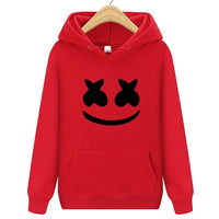 lil peep 2019 Hip Hop Streetwear Hoodie Marshmello Face Hoodie New Fashion Autumn & Winter Print Fleece Sweatshirt Men's Women