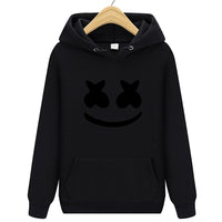 lil peep 2019 Hip Hop Streetwear Hoodie Marshmello Face Hoodie New Fashion Autumn & Winter Print Fleece Sweatshirt Men's Women