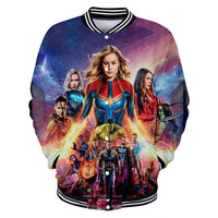 marvel THE Avengers 4 Endgame 3d Baseball Jacket bomber jacket Avengers End game Cosplay Costumes Superhero Iron man streetwear