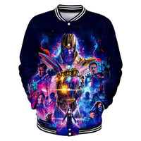 marvel THE Avengers 4 Endgame 3d Baseball Jacket bomber jacket Avengers End game Cosplay Costumes Superhero Iron man streetwear